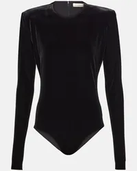 Alexandre Vauthier Body in velluto Nero