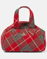 Vivienne Westwood Borsa Archive Medium in canvas Rosso