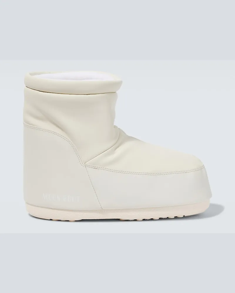 Moon Boot Stivali da sci Icon Low in gomma Bianco