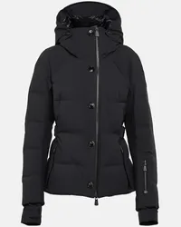 Moncler Giacca da sci Guyane con cappuccio Nero