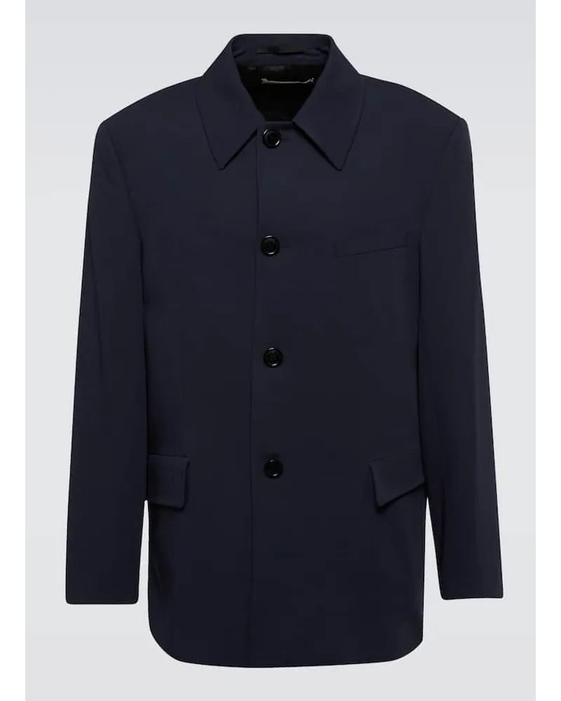 Our Legacy Blazer Carp in lana Blu