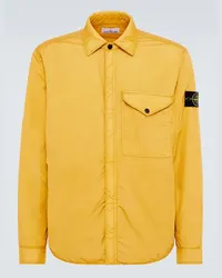 Stone Island Giacca camicia Compass Giallo