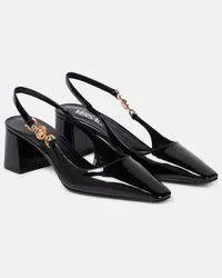 Versace Pumps slingback Medusa ‘95 in vernice Nero