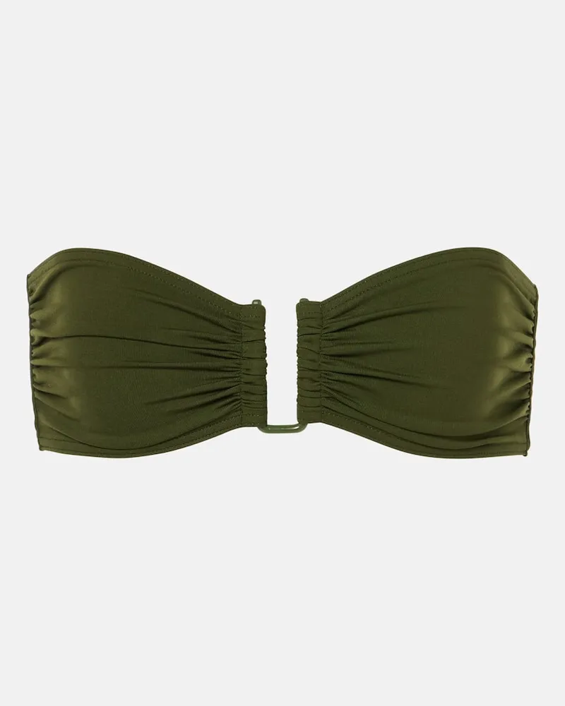 Eres Top bikini a fascia Show Verde