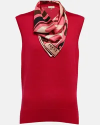 Emilio Pucci Top in lana Rosso