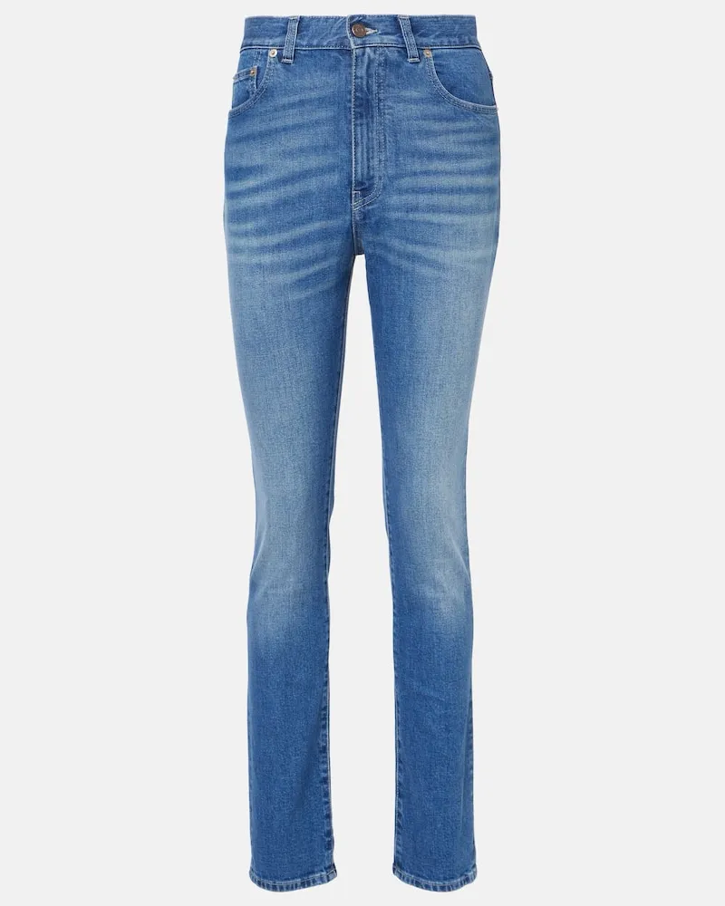 Chloé ChloÃ© Jeans slim a vita alta Blu