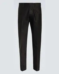 Tom Ford Pantaloni chino in cotone Nero