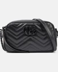 Gucci Borsa a spalla GG Marmont Small in pelle Nero