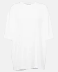 The Row T-shirt oversize in jersey di cotone Bianco