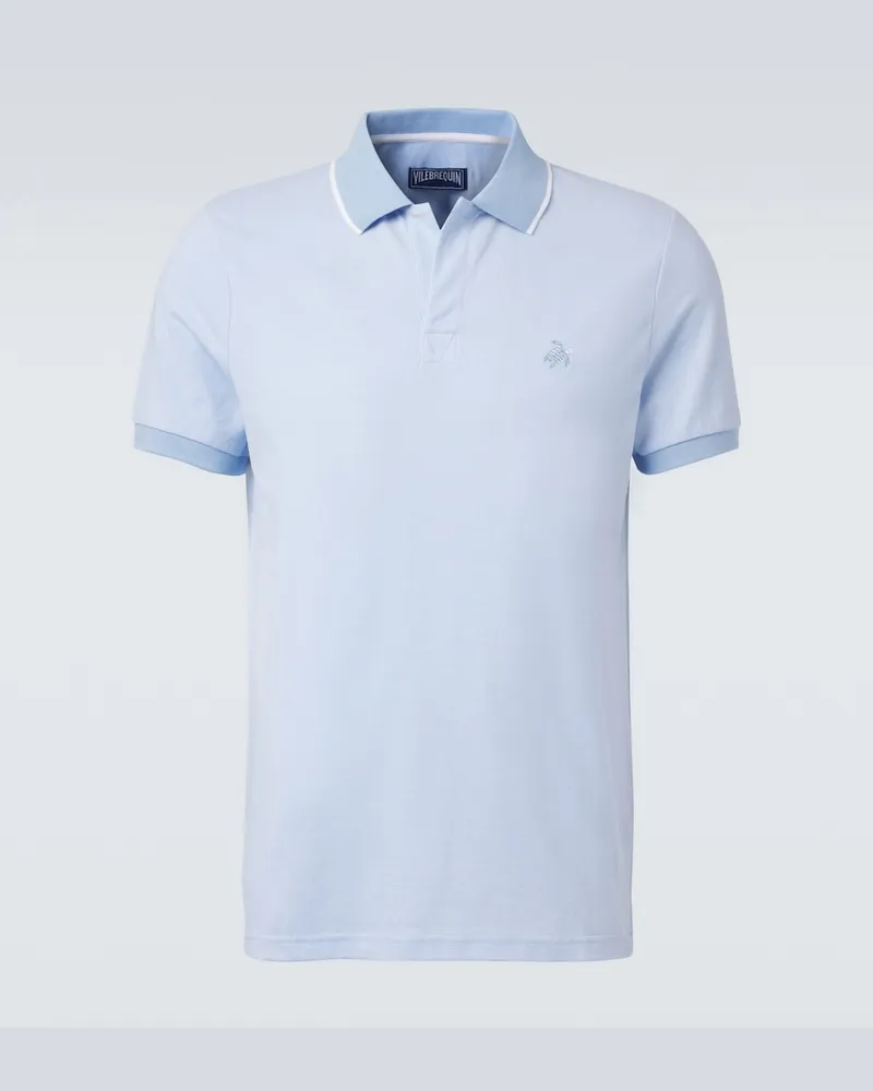 Vilebrequin Polo in piquÃ© di cotone Blu