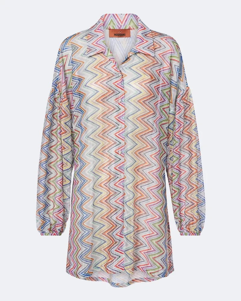 Missoni Camicia oversize a zig zag Multicolore