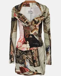 Vivienne Westwood Miniabito Sara con stampa Multicolore