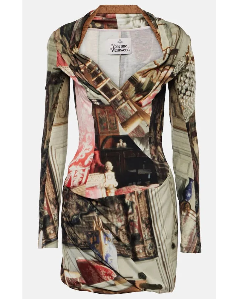 Vivienne Westwood Miniabito Sara con stampa Multicolore