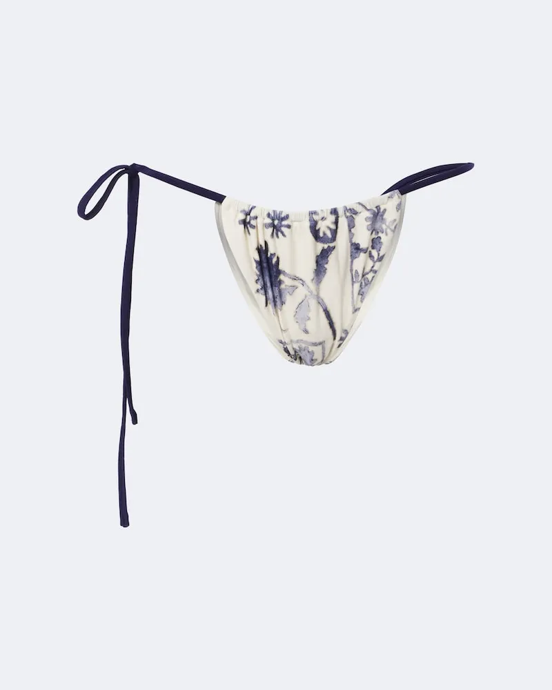 SIR Slip bikini Phillipa con stampa floreale Blu