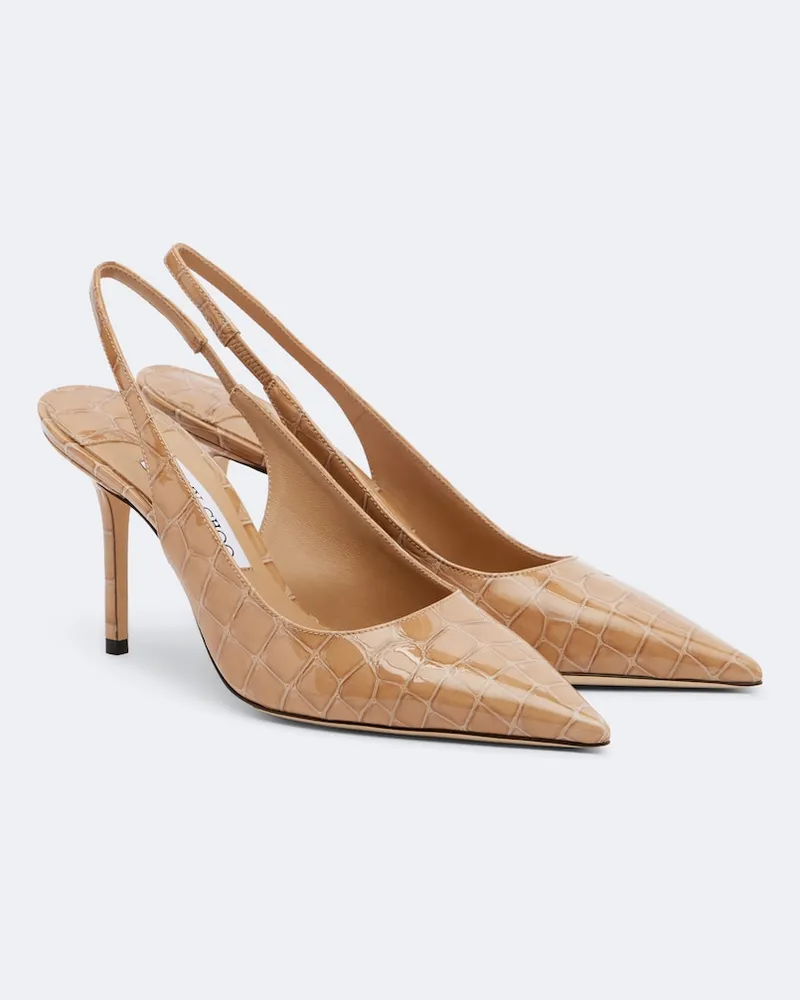 Jimmy Choo Pumps slingback Love in pelle Beige
