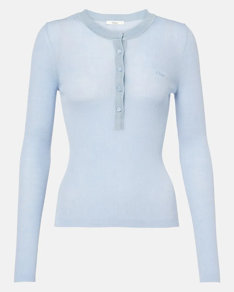 Chloé ChloÃ© Pullover in lana Blu