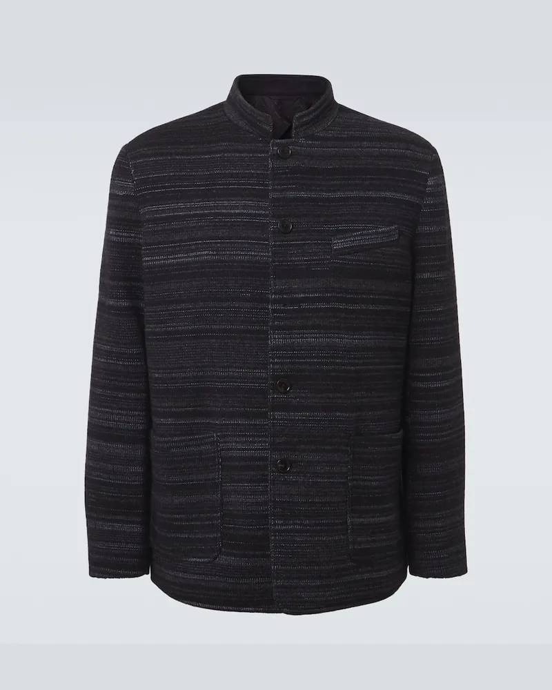Missoni Giacca in misto lana space-dyed Nero