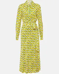 Diane von Furstenberg Abito midi Tori in jersey con stampa Multicolore