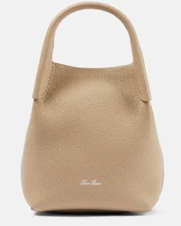 Loro Piana Borsa Bale Micro in pelle Beige