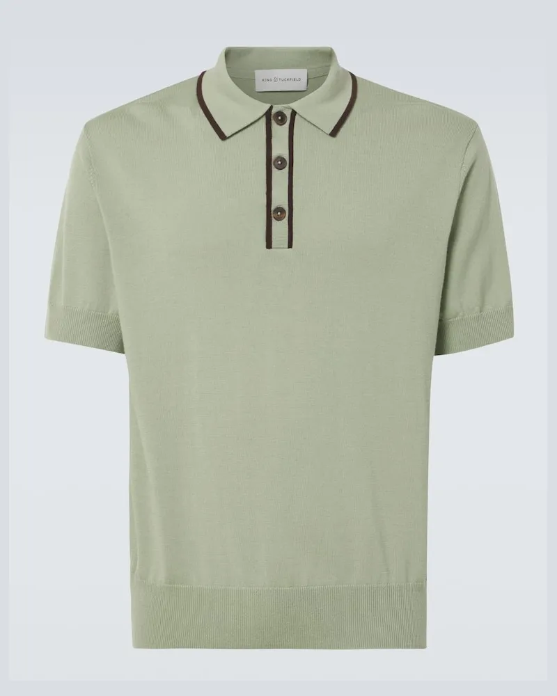 King & Tuckfield Polo in lana Multicolore