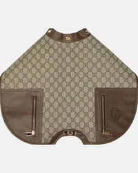 Gucci Impermeabile per cani in canvas GG Supreme Multicolore