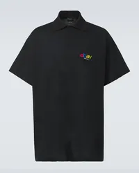 Balenciaga Polo in cotone Nero