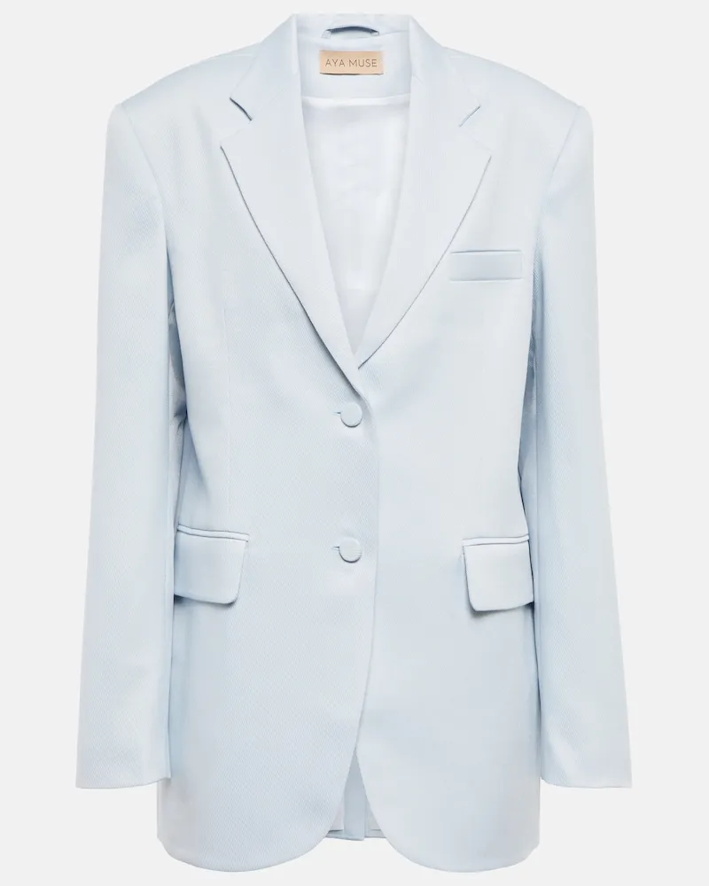 Aya Muse Blazer oversize Auri Blu