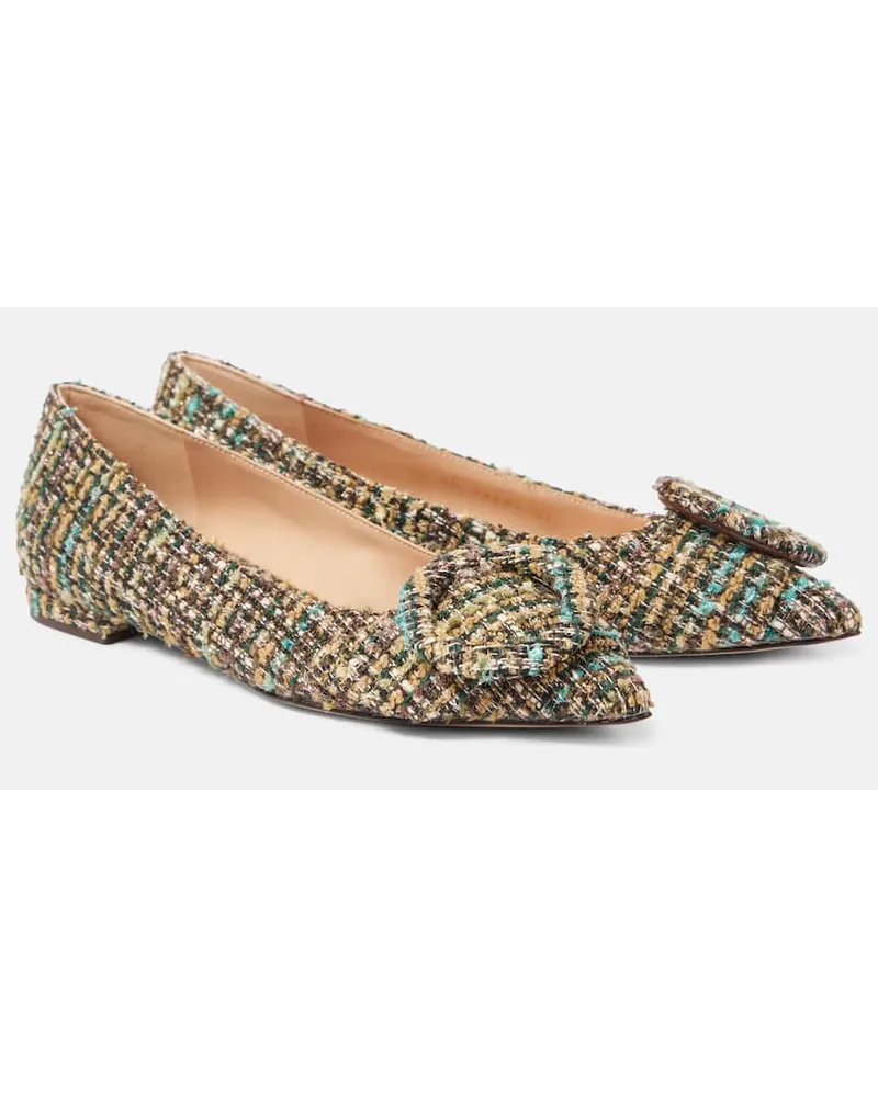 Gianvito Rossi Ballerine Venezia in bouclÃ Marrone