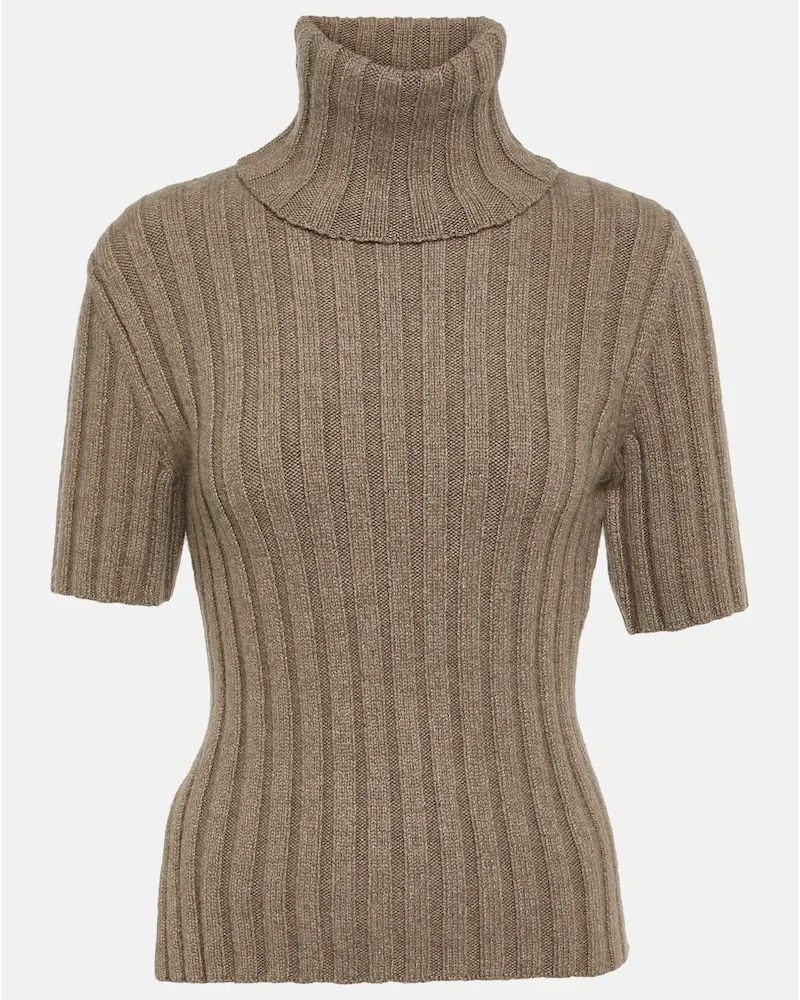 The Row Dolcevita Depinal in cashmere e mohair Beige