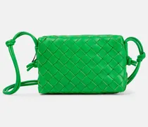 Bottega Veneta Borsa Loop Mini Camera Bag in pelle Verde