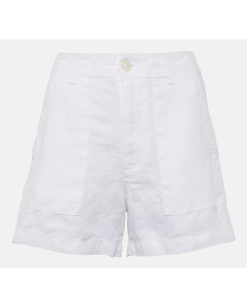 Velvet Shorts Fallon in lino Bianco