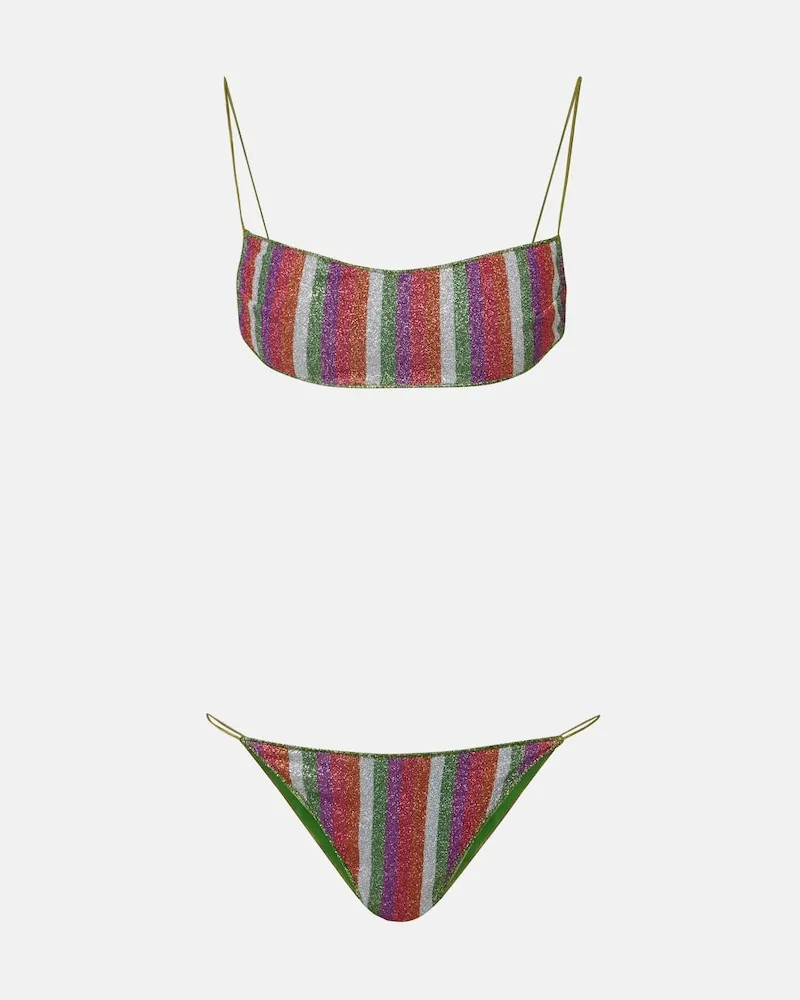 Oséree Oséree Bikini Lumière a righe Multicolore