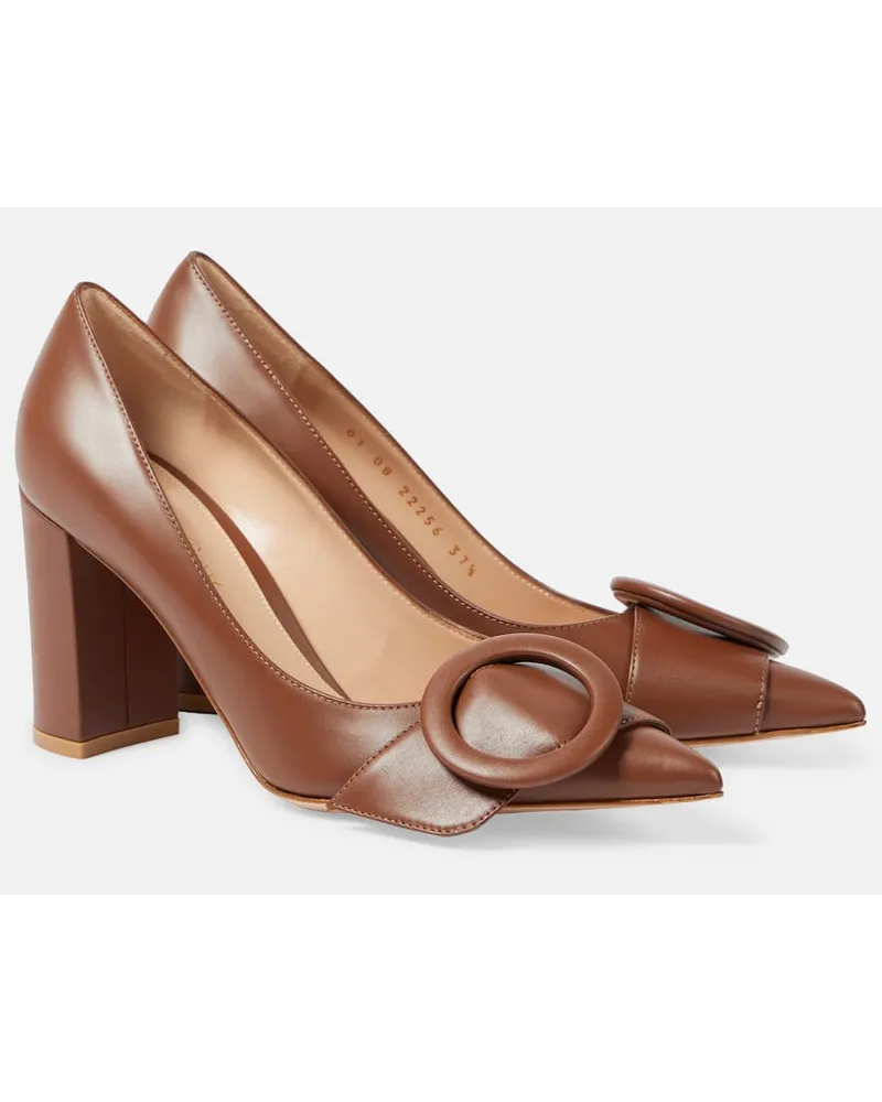 Gianvito Rossi Pumps 85 in pelle Marrone