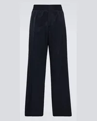 Bottega Veneta Pantaloni in nylon Blu