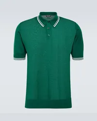 Dolce & Gabbana Polo in seta Verde