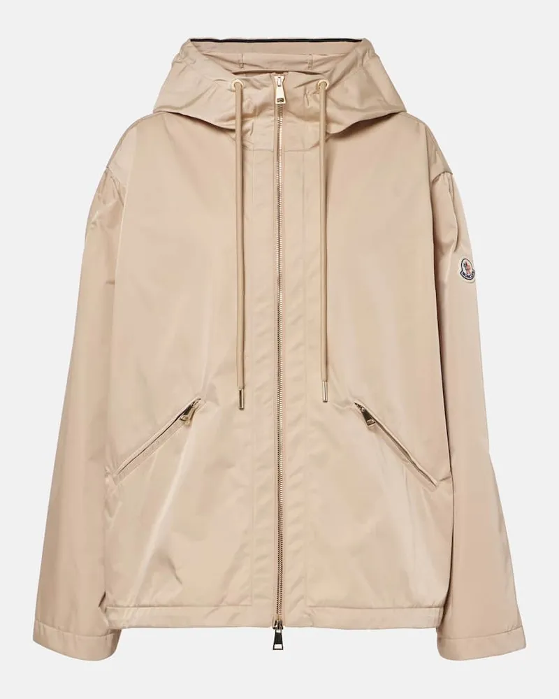 Moncler Giacca Cassiopea in gabardine Beige