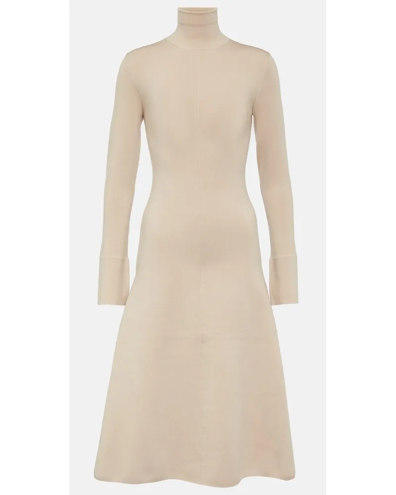 Joseph Abito midi in misto seta Beige