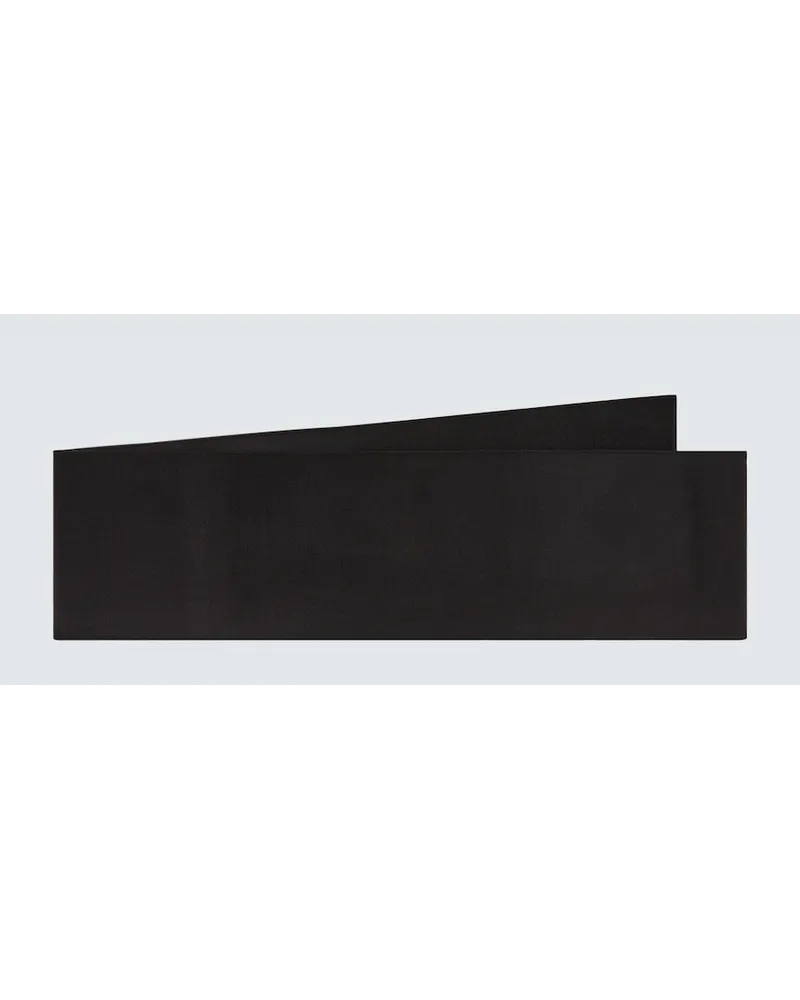 The Row Sciarpa Gordie in cashmere Nero