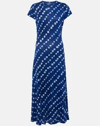 Ralph Lauren Abito midi in lino Blu