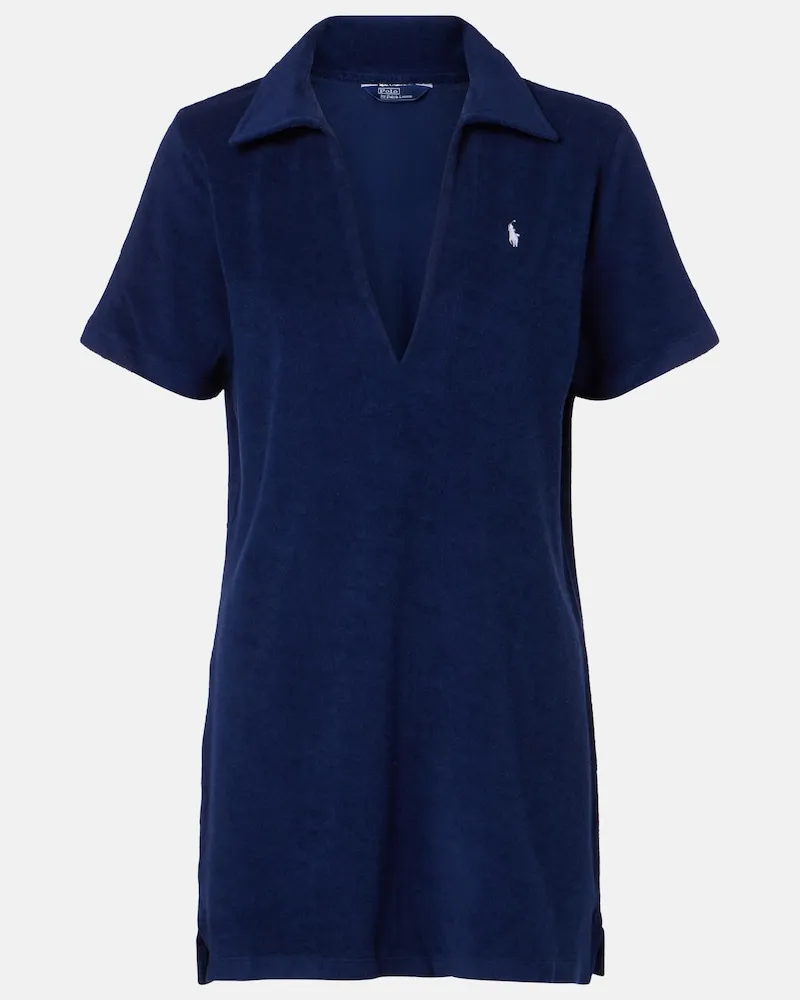 Ralph Lauren Abito corto in terry di cotone Blu