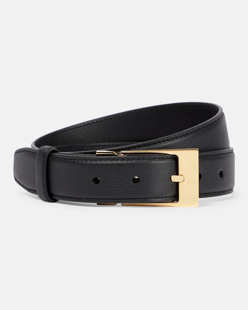 The Row Cintura Jewel in pelle Nero