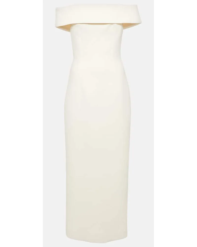 EMILIA WICKSTEAD Bridal - Abito Sandra in crÃªpe Bianco