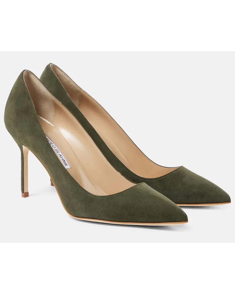 Manolo Blahnik Pumps BB 90 in suede Nero