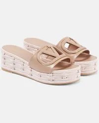 Valentino Garavani Sandali espadrillas VLogo in pelle Rosa