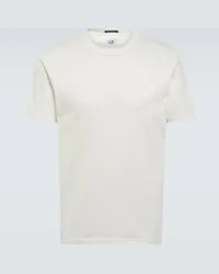 C.P. Company T-shirt in cotone con logo Bianco