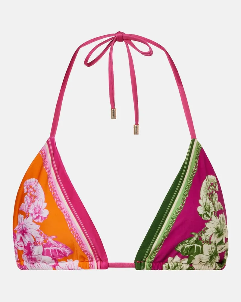FARM Rio Top bikini con stampa floreale Multicolore