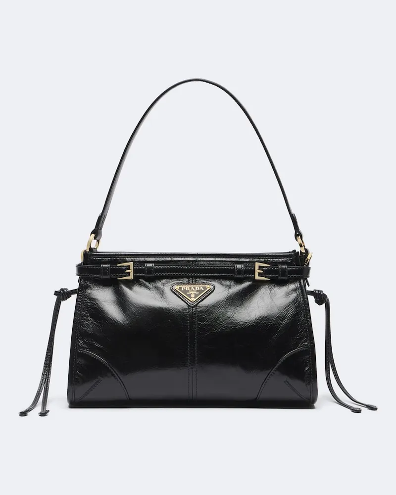 Prada Borsa a spalla Prada Bonnie Small in pelle Nero