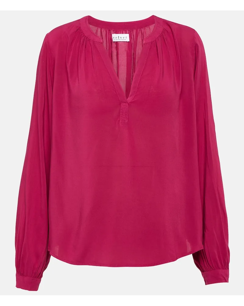 Velvet Blusa Posie Rosso