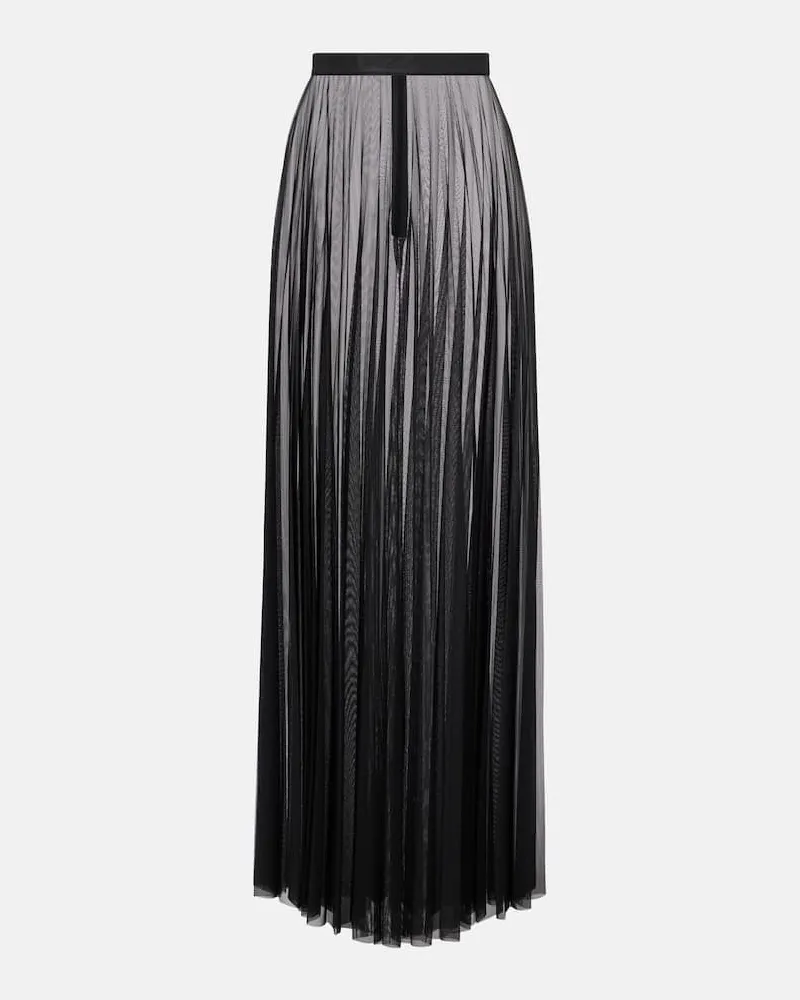 FRANKIE Shop Gonna lunga Vallen in mesh Nero