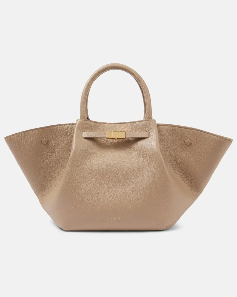 DeMELLIER Borsa New York Medium in pelle Marrone